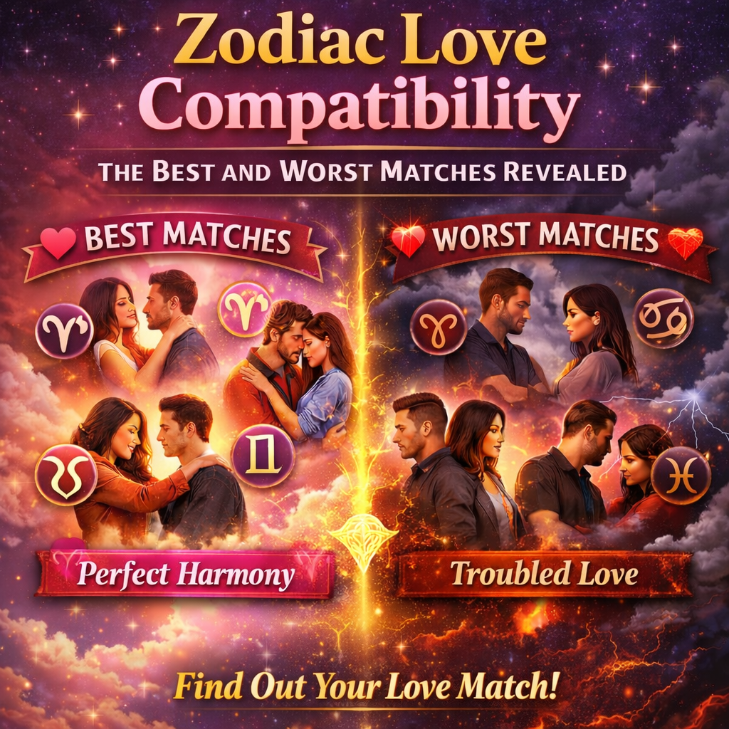 Zodiac Love Compatibility: The Best and Worst Matches Revealed